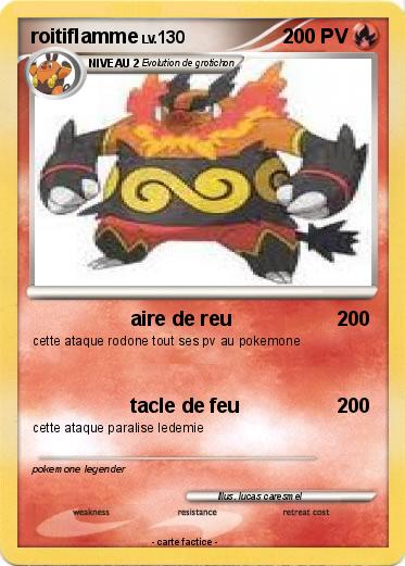 Pokemon roitiflamme
