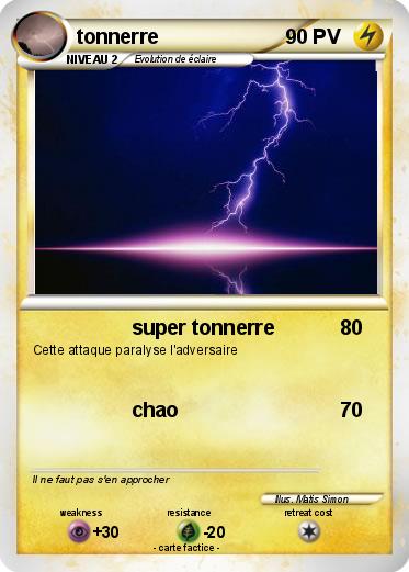 Pokemon tonnerre