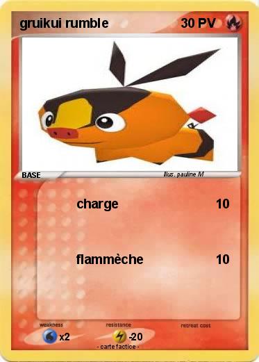 Pokemon gruikui rumble