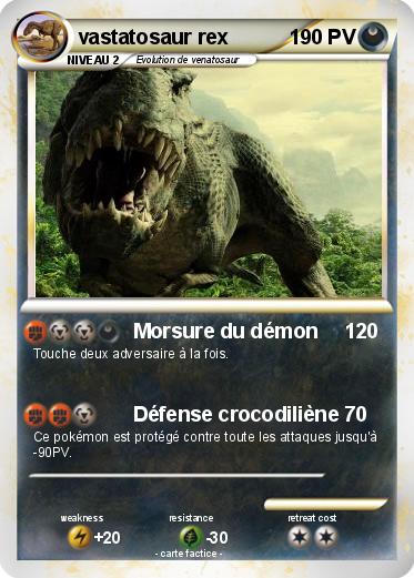 Pokemon vastatosaur rex