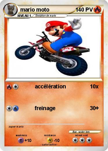 Pokemon mario moto