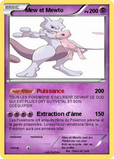 Pokemon Mew et Mewto