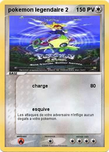 Pokemon pokemon legendaire 2