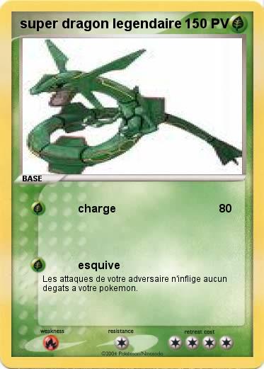 Pokemon super dragon legendaire