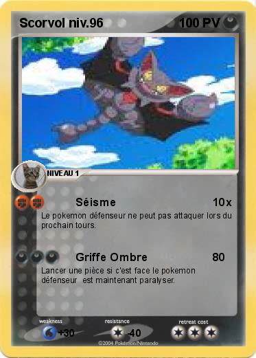 Pokemon Scorvol niv.96