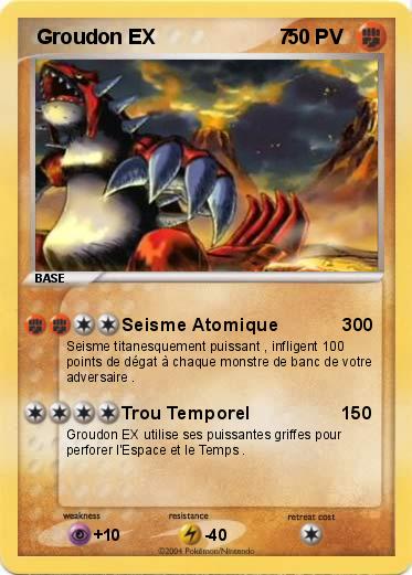 Pokemon  Groudon EX                      7