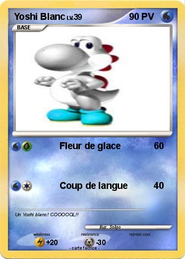 Pokemon Yoshi Blanc