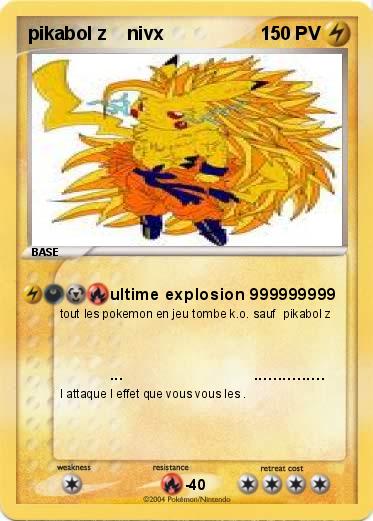 Pokemon pikabol z    nivx