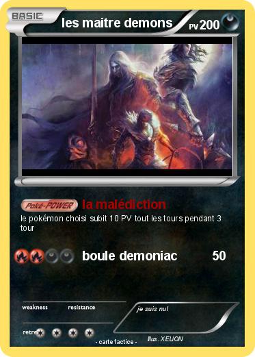 Pokemon les maitre demons
