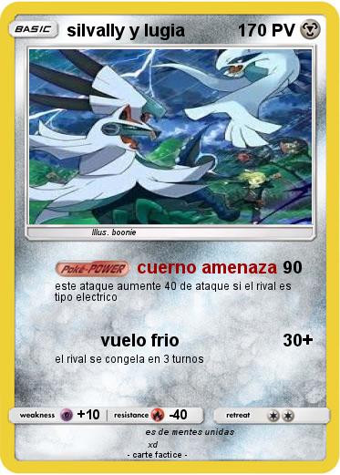 Pokemon silvally y lugia