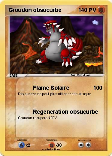 Pokemon Groudon obsucurbe