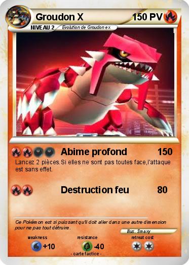 Pokemon Groudon X