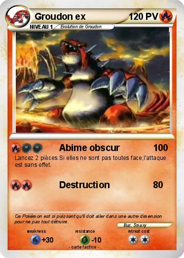 Pokemon Groudon ex