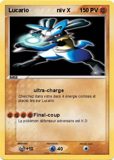 Pokemon Lucario                  niv X