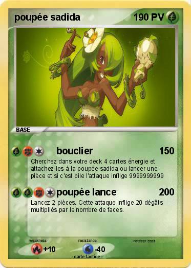 Pokemon poupée sadida