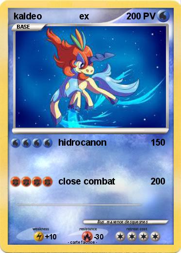 Pokemon kaldeo               ex