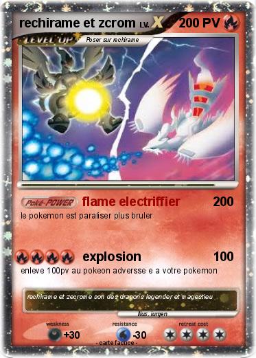 Pokemon rechirame et zcrom
