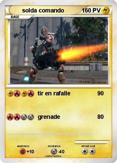Pokemon solda comando