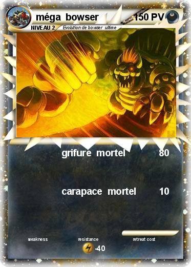 Pokemon méga  bowser