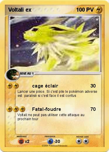 Pokemon Voltali ex