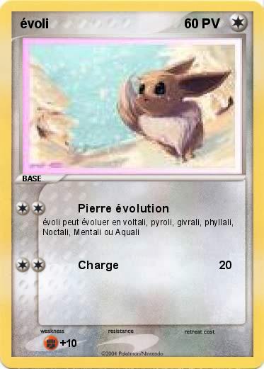 Pokemon évoli