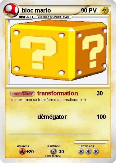 Pokemon bloc mario