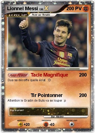 Pokemon Lionnel Messi