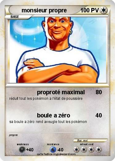 Pokemon monsieur propre