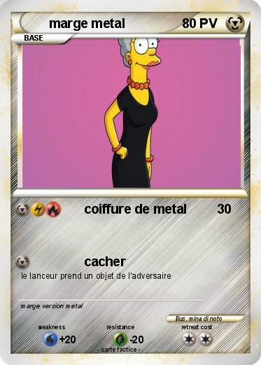 Pokemon marge metal