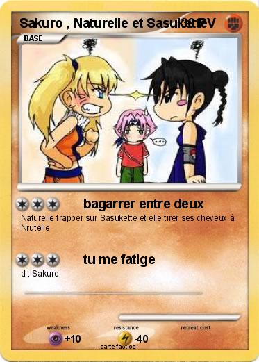 Pokemon Sakuro , Naturelle et Sasukette