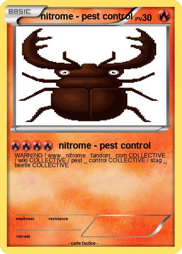Pokemon nitrome - pest control