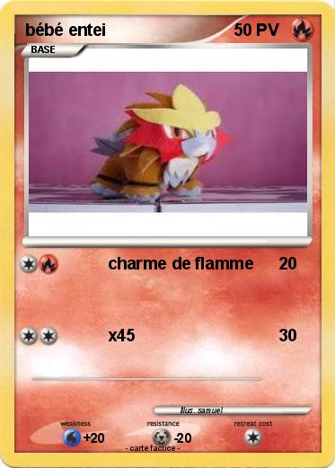 Pokemon bébé entei