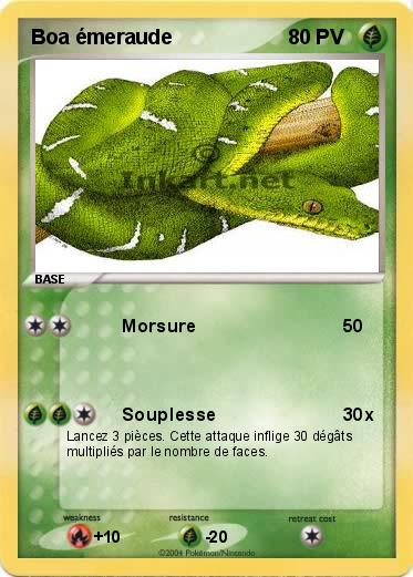 Pokemon Boa émeraude