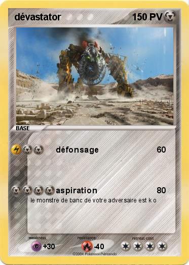Pokemon dévastator