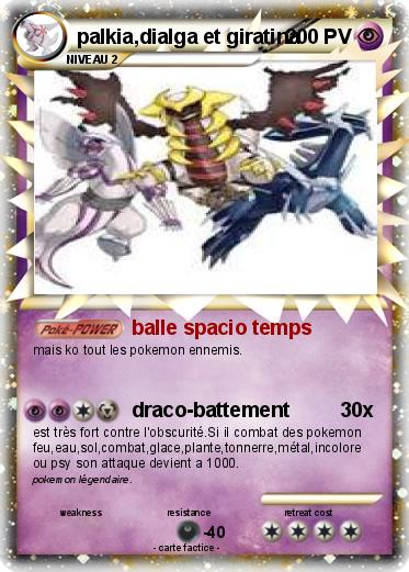 Pokemon palkia,dialga et giratina