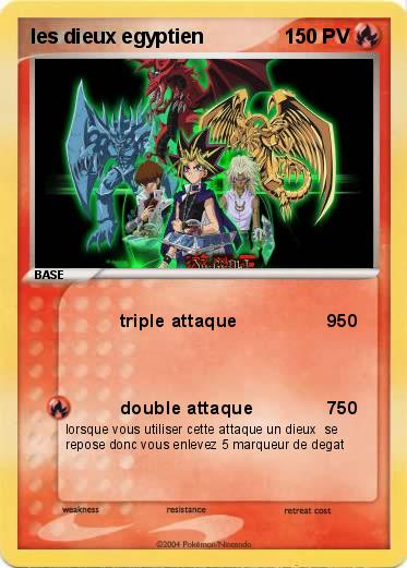 Pokemon les dieux egyptien