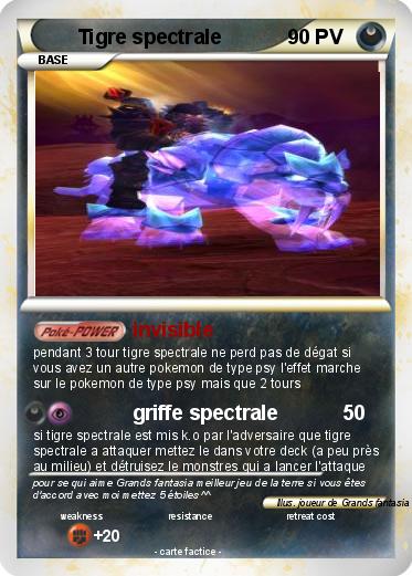 Pokemon Tigre spectrale
