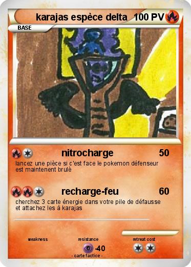 Pokemon karajas espèce delta