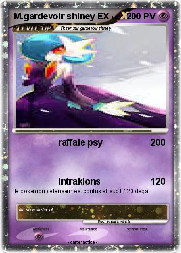 Pokemon M.gardevoir shiney EX