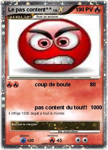 Pokemon Le pas content^^