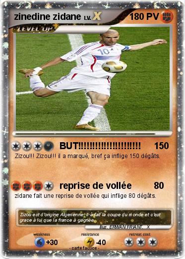 Pokemon zinedine zidane