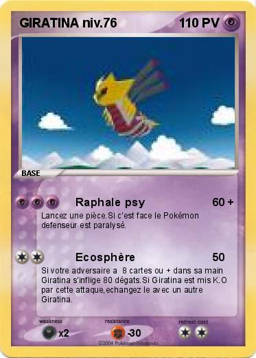 Pokemon GIRATINA niv.76