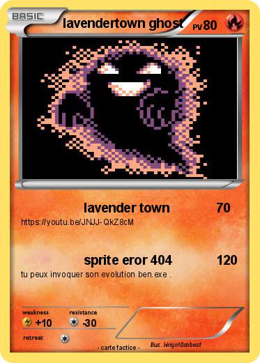 Pokemon lavendertown ghost