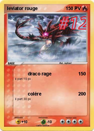 Pokemon leviator rouge