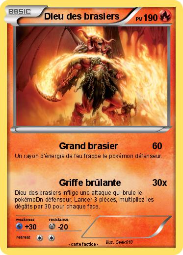 Pokemon Dieu des brasiers
