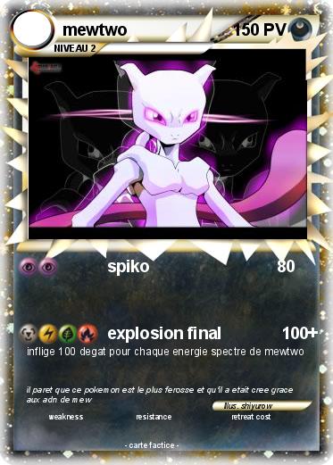 Pokemon mewtwo