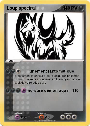 Pokemon Loup spectral