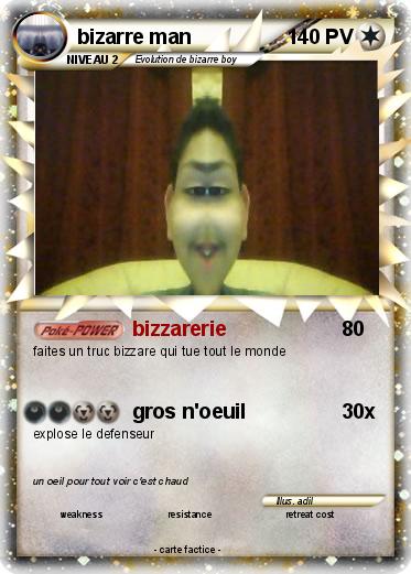 Pokemon bizarre man
