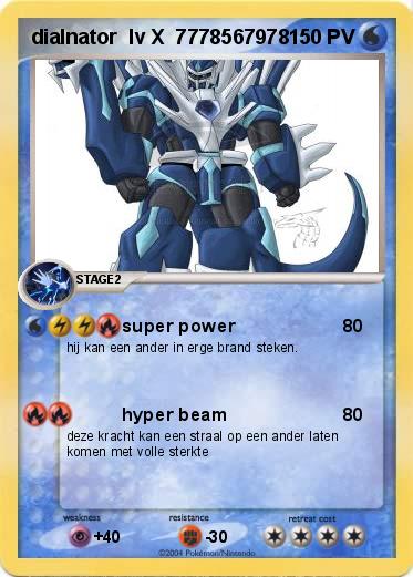 Pokemon dialnator  lv X  7778567978       