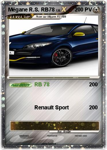 Pokemon Mégane R.S. RB78